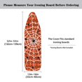 thumbnail image 5 of HELLHERO Ironing Board Cover Durable Home Protective Cover Easy Fit 15x54 Inches, Orange Spiderweb, 5 of 5