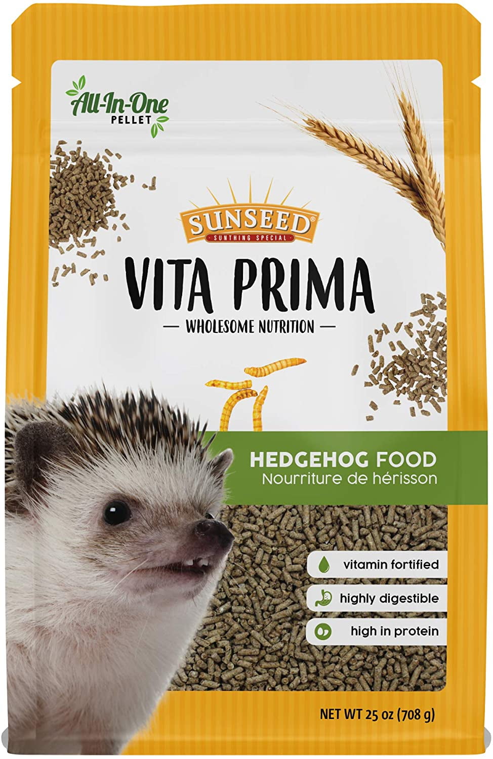 Sunseed Vita Prima Wholesome Nutrition Hedgehog Food AllInOne Pellet