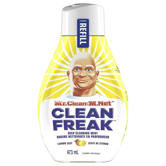Mr Clean 79130 Clean Freak Deep Cleaning Mist Refill, Lemon Zest, 16 OZ, Each