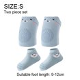 thumbnail image 2 of Rodilleras antideslizantes para gatear para bebés y calcetines antideslizantes para bebés Protector de rodilla para niños pequeños, 2 of 5