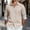 Khaki, variant on Men's Long Sleeves Shirts Contrast Plaid Easy Care Button Up Shirts for Country Club, Business Casual Lightweight Shirts
