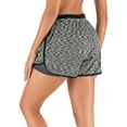 thumbnail image 2 of FANNYC Women's Double layer Running Yoga Shorts Quick-Dry Activewear Workout Exercise Athletic Jogging Shorts, 2 of 7