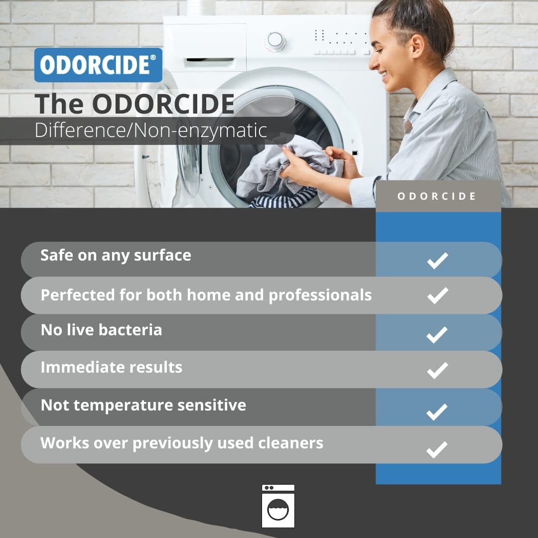 Concentrated Fresh Linen Scent Laundry Odor Eliminator for Strong Odor, All Laundry Uses – Safe, Non-Enzymatic Odor Neutralizer – Laundry Odor Remover for Smoke, Sweat & Pet Odors (16oz)