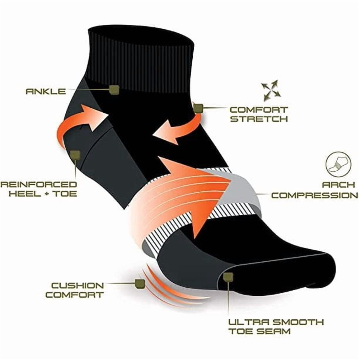 AND1 Men's Socks, Cushion Quarter Socks, 12 Pack