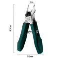 thumbnail image 3 of Widely Used Angled Nail Scissors Nail Tool Anti-splash Mani Tools Strong Material Stainless Steel Professional Nail Clippers Beginner, 3 of 8
