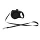 thumbnail image 2 of Correa retráctil para perros con un botón de freno y bloqueo, 1,1 m, tracción extensible flexible. Negro, 2 of 8