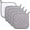 Gray, variant on 5 Pcs Pot Holders Cotton Made Machine Washable Heat Resistant Potholder, Pot Holder Coasters, Hot Pads, Trivet for Cooking and Baking