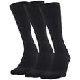 thumbnail image 2 of Calcetas Under Armour Training Cotton Crew para Adultos, Negras, Paquete de 3, 2 of 6