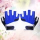 thumbnail image 5 of 1 par de guantes de ciclismo transpirables y antideslizantes, guantes deportivos de medio dedo, talla M (azul), 5 of 8