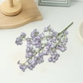 thumbnail image 5 of Nmdmisc Artificial Baby Breath Flowers Fake Silk Real Touch DIY Floral Bouquets Decor Wedding Party Decoration Arrangements(Purple), 5 of 6