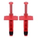 thumbnail image 1 of 2 piezas de guías para revestimiento de ladrillos, cajón de alambre, herramienta de albañilería, herramienta de medición de nivelación, accesorio de ingeniería, rojo, 1 of 14
