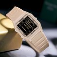 thumbnail image 5 of Digital Watches for Men Women Waterproof Unisex Digital Sports Watch Square Stopwatch Countdown Alarm Analog Silicone Strap Transparent Case Wristwatch, 5 of 6