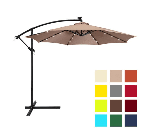 best lighted patio umbrella