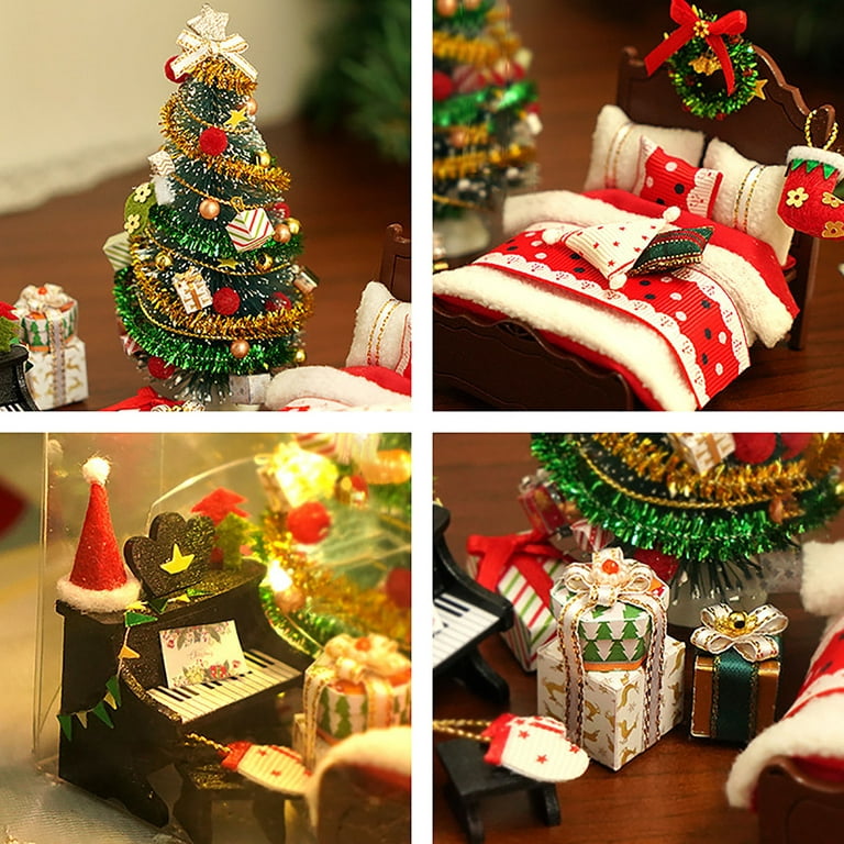 Miniature Christmas Tree (Easy Decorating Tutorial) - dilly dally dollhouse