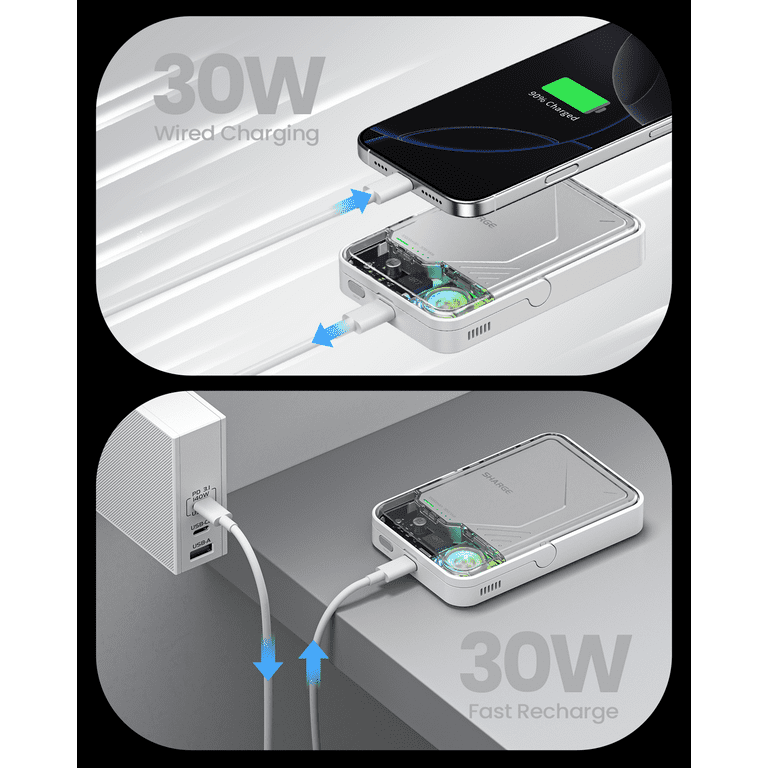 SHARGE ICEMAG 2 モバイルバッテリー Qi2 Magsafe Amazon.com: sharge ICEMAG 2 MagSafe Power Bank, 15W Qi2