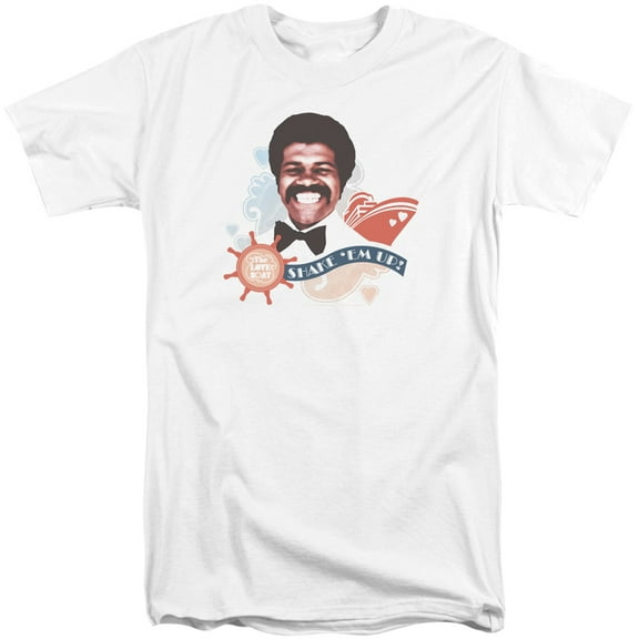Love Boat Shake Em Up Adult Tall T-Shirt White