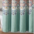 thumbnail image 5 of Boho Chic Shower Curtain Seafoam/Red Single 72x72, 5 of 6