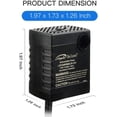 thumbnail image 2 of Bomba sumergible Simple Deluxe 300L/h para hidroponía negra, 2 of 8