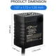 thumbnail image 2 of Bomba sumergible Simple Deluxe 300L/h para hidroponía negra, 2 of 8
