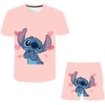 thumbnail image 1 of Niñas verano niño niñas Disney Stitch ropa 2 uds trajes niños ropa para niñas chándal traje para niñas niños ropa 14T Gao Jinjia LED, 1 of 2
