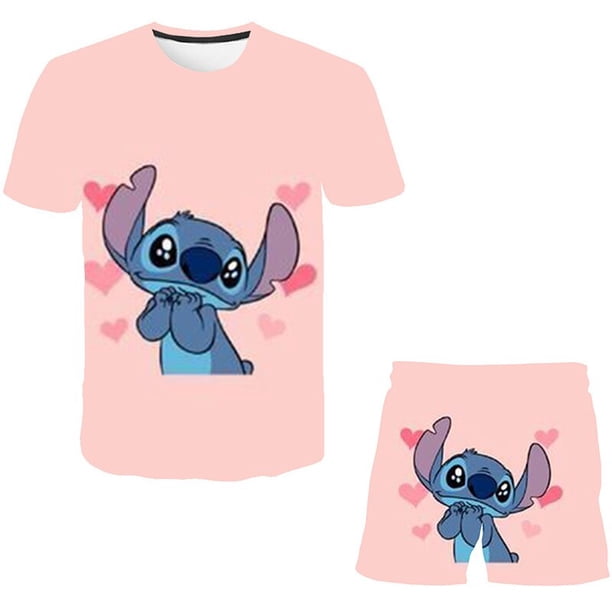 Conjuntos de ropa de punto de Disney para niños, ropa de verano para bebés, camiseta de manga corta para niñas y pantalones, trajes de 2 uds, ropa para niños de 1 a 1412M Gao Jinjia LED
