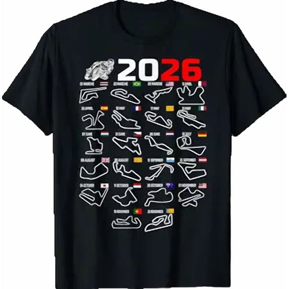 Sport Motorcycle Sportbike Moto 2026 Gp Racing T-Shirt