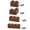 brown, variant on DIY Building Blocks Wall Figures Bricks 1x2 1x3 1x4 L Dots Educational Creative Construction Brick Size Compatible Small Bricks
