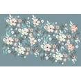 thumbnail image 2 of Allen, Candace 14x11 White Modern Wood Framed Museum Art Print Titled - Folksy Flora Grey Floral Scatter, 2 of 4