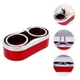 thumbnail image 3 of ROMANSENTIAL 1Pack Vehicle Cup Holder for Car with a Dual Cup Capacity and Waterproof Protection, 3 of 7
