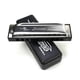 thumbnail image 5 of Swan Harmonica 10 Holes Key of C SILVER w/ Case Harp Stainless Steel NEW, 5 of 5
