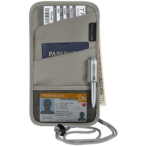 Travelon Travelon ID and Boarding Pass Holder Stone ID and Boarding