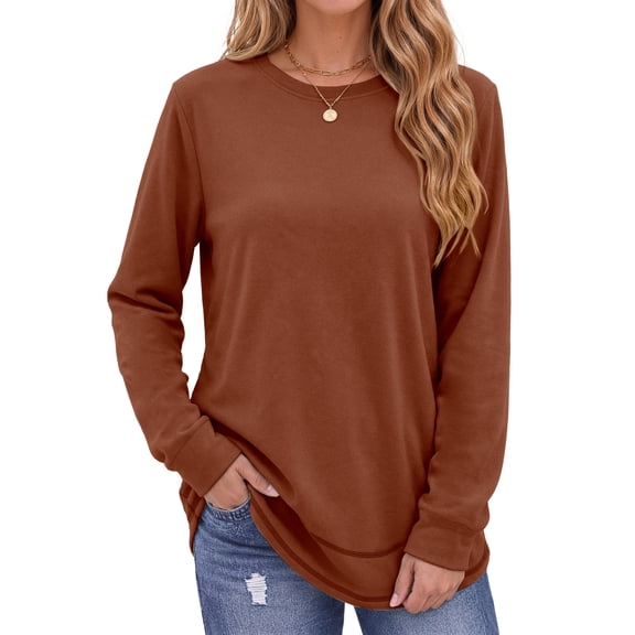 Fantaslook Sweatshirts for Women Crewneck Casual Long Sleeve Shirts Tunic Tops