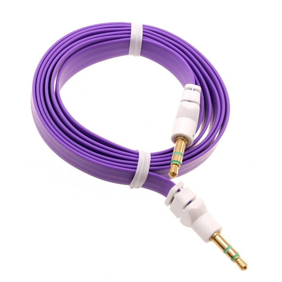 3.5mm Aux Cable Adapter Car Stereo Aux-in Audio Cord Speaker Jack Wire Z1P for Kyocera Brigadier, DuraXE, Cadence, DuraForce, DuraXTP, Hydro Wave View, Jitterbug Touch, XD, Reach, DuraXV LTE