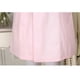 thumbnail image 5 of EeaseMX Uniforme rosa de manga corta para esteticista, enfermería, bata blanca de algodón, ropa de hospital, traje de cuello en V, traje de trabajo, bata de farmacia sin gorro ni pantalón - Talla S, 5 of 7