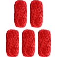 thumbnail image 1 of 5-pack Supermjuk Chenille sammetsgarn Stickningsull Tjock Varm Virkad Stickgarn för konststickning Docka Gör-det-själv-väska Tröja hantverk, 1 of 2