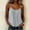 Gray women loose fit tank top a1, variant on Loose Fit Sleeveless Tank Top for Women, Casual V Neck Solid Basic Top, Soft Stretch Strappy Tee for Travel Office Home Everyday Wear, Blue L