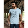 thumbnail image 2 of Line Faces T-Shirt Men -Image by Shutterstock, Male XX-Large, 2 of 4