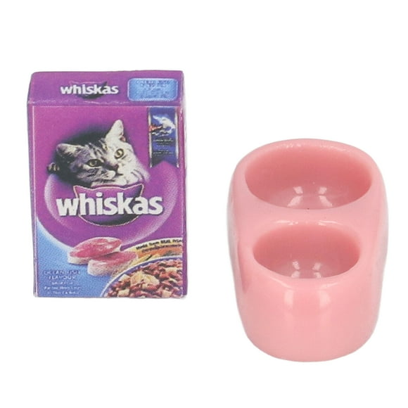 FYBTO Mini Pet Food Model 1:12 Simulation Life Scene Vivid Delicate Miniature Cat Dog Food Dollhouse AccessoriesCat Food-090501