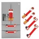 thumbnail image 1 of Decoración navideña Vhermosa Cubierta para pomo de puerta de microondas Color rojo, 1 of 4