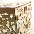thumbnail image 3 of Caja de tarjeta de felicitación de madera hueca DIY Suministros de recepción de bodas (JMO1774) Likrtyny Para estrenar, 3 of 9