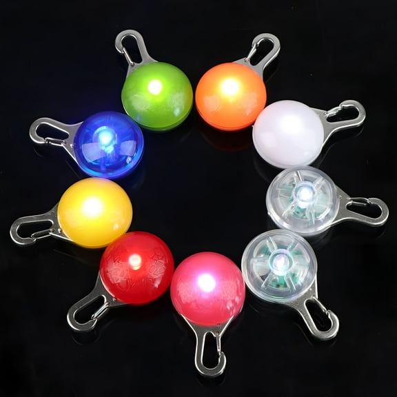 ACDANC Clip-On Dog Collar LED Lights for Waterproof Safety Night Walking Pet Cat Dog