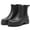 Black, variant on Women's Short Rain Boots, Rubber Waterproof Chelsea Boots for Women, Anti-Slipping Lightweight Comfortable Ankle Garden Outdoor Shoes