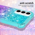 thumbnail image 3 of Funda para Samsung Galaxy A55 5G Transparente con Brillos Carcasa Protectora Antigolpes con Glitter Brillante, 3 of 5