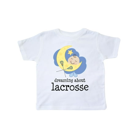 

Inktastic Lacrosse Baby Dream About Gift Toddler Boy or Toddler Girl T-Shirt