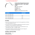 thumbnail image 2 of To Gear Power Steering Pressure Hose - Compatible with 2000 - 2005 Cadillac DeVille - AC Delco, 2 of 2