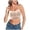 Beige, variant on Womens Low Back U Shaped Backless Convertible Spaghetti Strap Seamless Sleeping Bralette Comfort Support