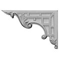 thumbnail image 1 of Ekena Millwork SB09X07NS-L 9 In. W X 6.25 In. H X .62 In. D Architectural Nestor Stair Bracket- Left, 1 of 1