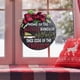 thumbnail image 1 of Letrero navideño para puerta delantera, corona divertida, letrero colgante con cuerda, decoración para colgar en la pared, 1 of 8