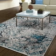 thumbnail image 5 of Superior Rangoli 8' x 10' Area Rug, Indoor Rugs for Living Room Bedroom, Blue, 5 of 6
