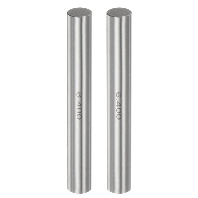 Unique Bargains Gage de Prise Go Calibre 6,4 mm Diamètre Gcr15 Roulement Acier Précision 0,001 mm, 2 Pcs